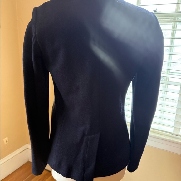 J.Crew Color Block Navy Blue and Grey Blazer - Picture 3 of 7